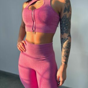 Set Seamless cierre Rosa - Outlet