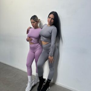 Camiseta Marlene gofrada Gris - Outlet